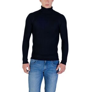 Antony Morato Blue Viscose Men's Turtleneck